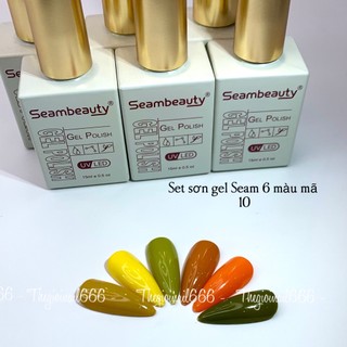 Sơn 6C SEAM Chất Đặc Siêu Bóng Cực Hot – Bộ Sơn Móng Cao Cấp 30 Màu, Bền Màu, Dễ Dùng