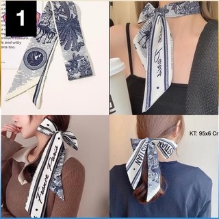 IK Khăn lụa đa năng Dùng Cột Tóc, Trang Trí Túi Xách, Đeo Cổ Xinh Xắn K167