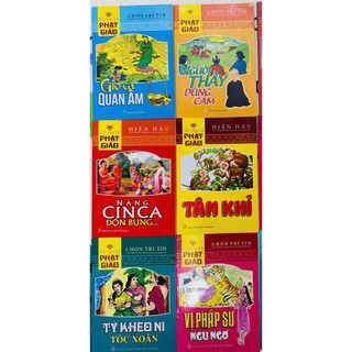 Sách - Combo Tủ Sách Truyện Tranh Phật Giáo : bộ 12 cuốn