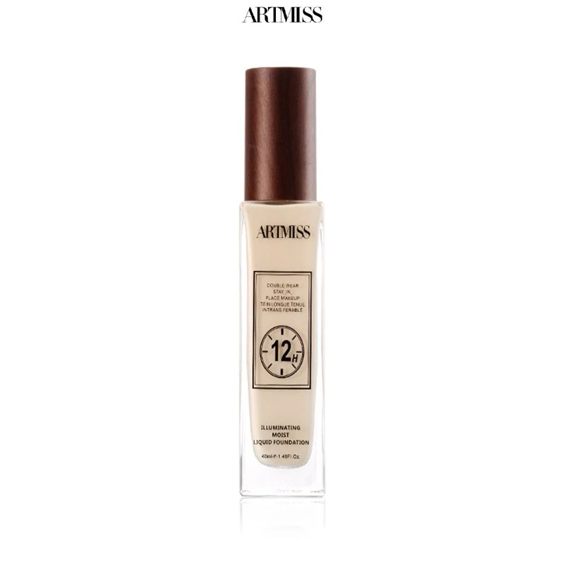 Kem nền Artmiss 12h-24h SIÊU KIỀM DẦU dạng lỏng, kiểm soát dầu, lâu trôi, chống nước  12h/24h - 40ML
