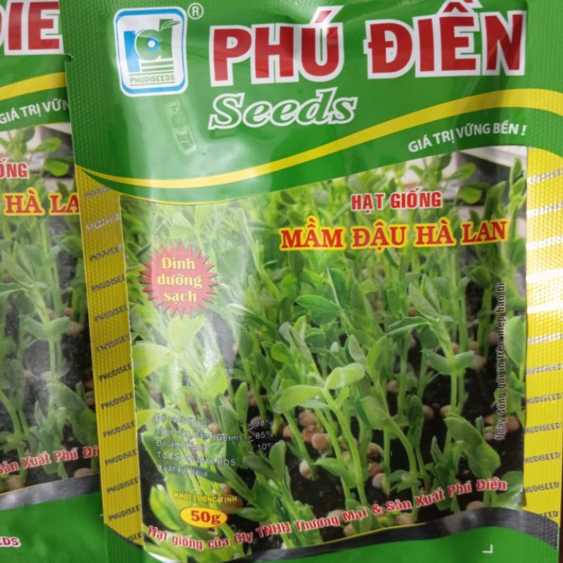 Hạt Giống Rau Mầm Đậu Hà Lan Sạch❤️ Ăn Cực Ngon Nhanh Thu Hoạch