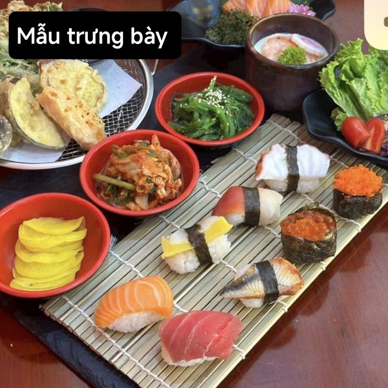 Mành tre quấn Sushi 24cm/27cm/30cm mành tre cuộn/cuốn kimbap