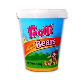 (3 loại) Kẹo Dẻo Sâu Phủ Đường Trolli Brite Crawlers Hũ 160g