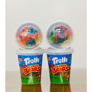 (3 loại) Kẹo Dẻo Sâu Phủ Đường Trolli Brite Crawlers Hũ 160g