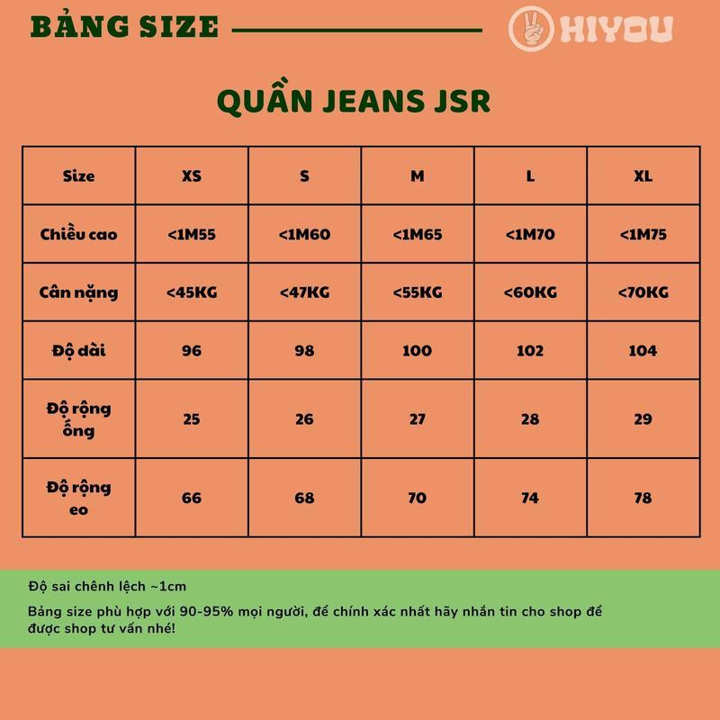 Quần Jean Nữ Ống Suông Rộng JSR05 Đen Trơn Phong Cách Cá Tính Style Hàn Quốc