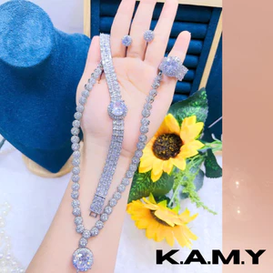 Set bộ trang sức nữ 4 Món cao cấp cực sang sáng bền - Trang Sức KAMY