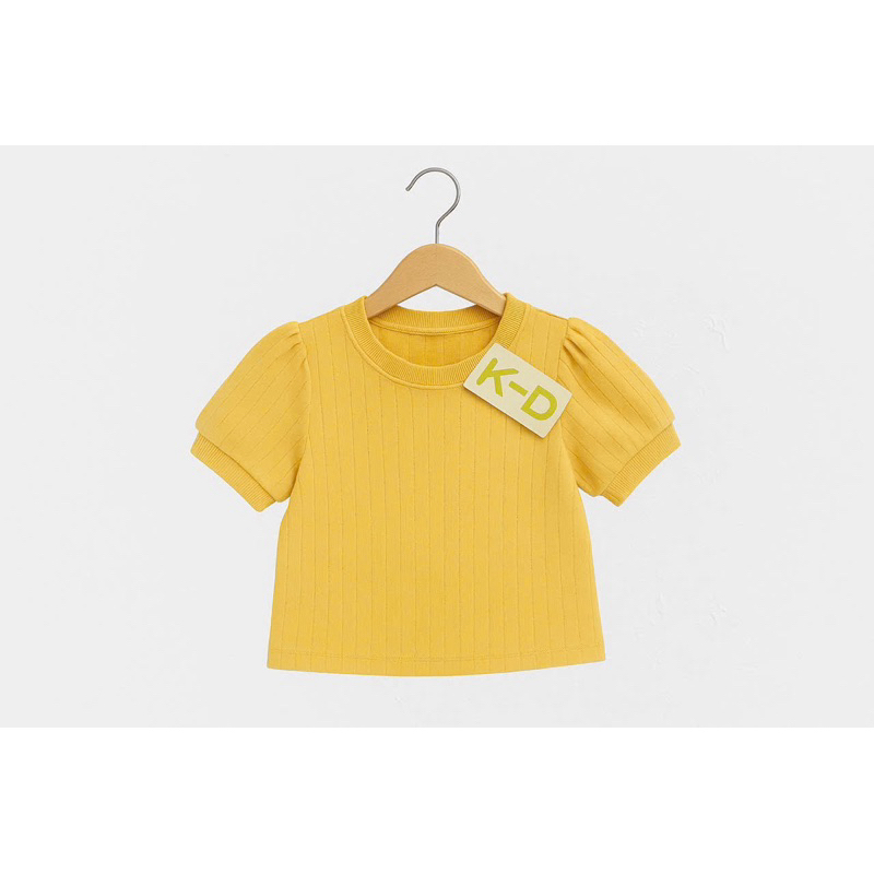 Áo Thun Bé Gái Tay Ngắn C3353 1-7 Tuổi Hàng Xuất Khẩu Cotton Mềm Thoáng Mát Nhiều Màu