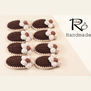 Kẹp tóc bông hoa tiểu thư cho nữ và bé gái siêu xịn 6cm |Cặp tóc mái thanh lịch |Shop Rô Handmade