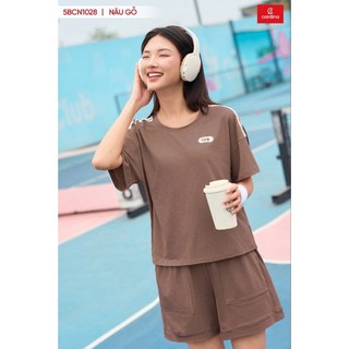 Bộ cotton đùi nữ. Chất cotton Sport CARDINA cao cấp. Mã 5BCN10