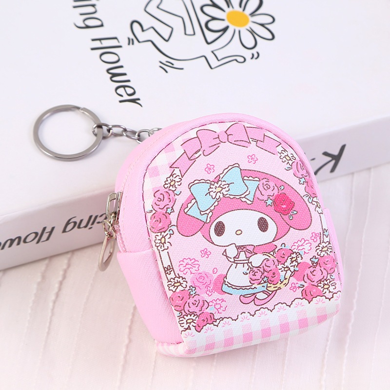 Móc Khóa Ví BaLô Mini, Son Môi  Móc Khóa koromi melody Túi đựnġ Chìa Khóa Thời Trang