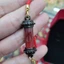 Vòng Tay Huyết Ngãi Vật Trang Trí Vòng Cổ Tay Chỉ Đỏ Phối Mặt Trụ Đỏ Thời Trang Đeo Hằng Ngày