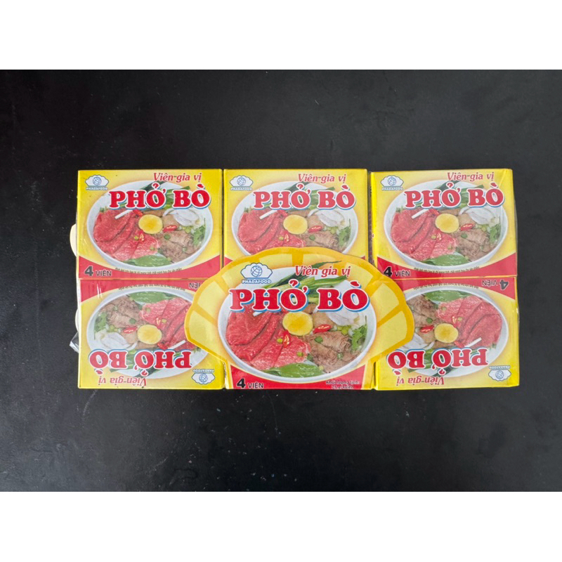 1 lốc(12 hộp) viên gia vị Phở bò Phát Đạt: Chuẩn vị phở Hà Nội,Bí quyết nấu phở bò ngon chuẩn vị chỉ trong tích tắc!