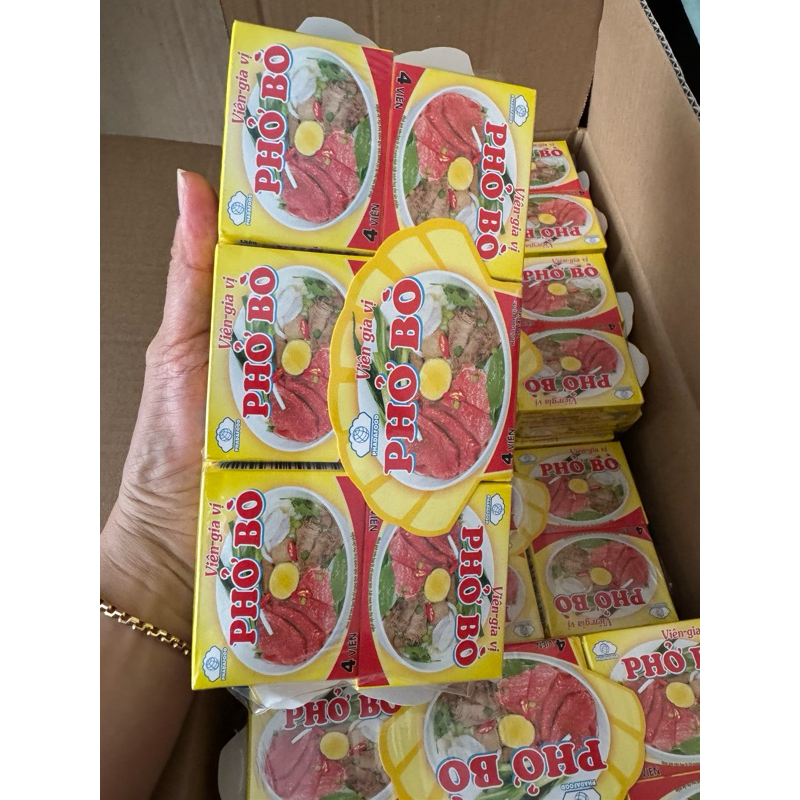 1 lốc(12 hộp) viên gia vị Phở bò Phát Đạt: Chuẩn vị phở Hà Nội,Bí quyết nấu phở bò ngon chuẩn vị chỉ trong tích tắc!