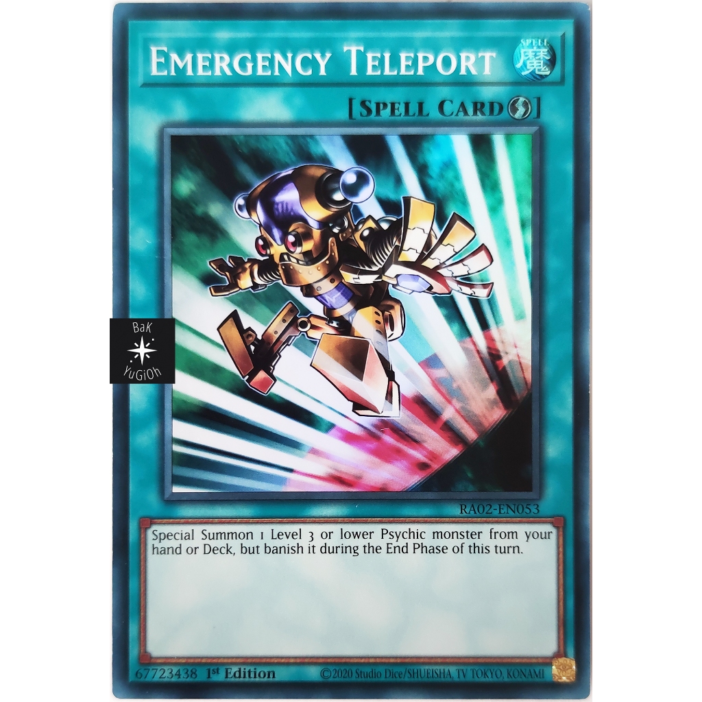 Yu-Gi-Oh! - Teletrasporto Di Emergenza (HSRD-EN054) - High-Speed Riders - 1a Edizione - Ultra Rara