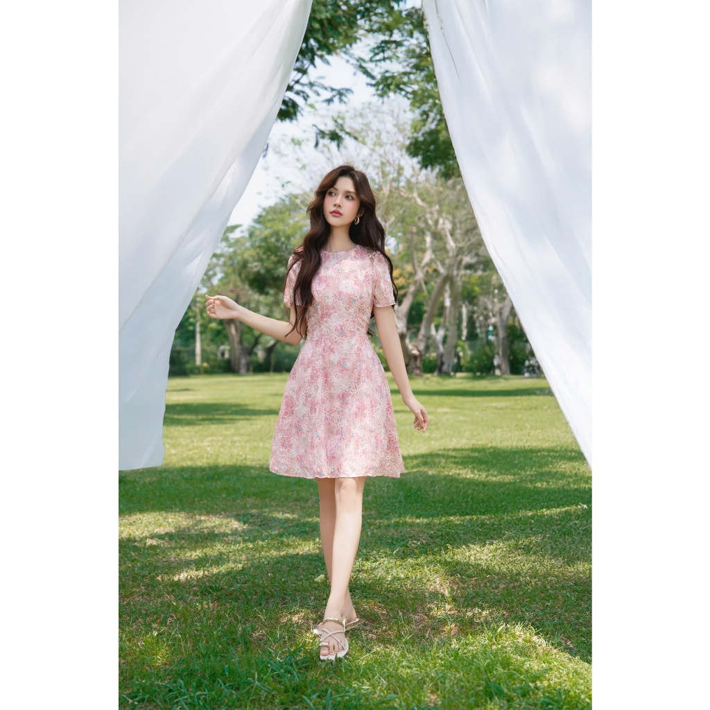 Ảnh OLV - Đầm hoa tay ngắn Lulu Fleur Dress nhiều màu 1