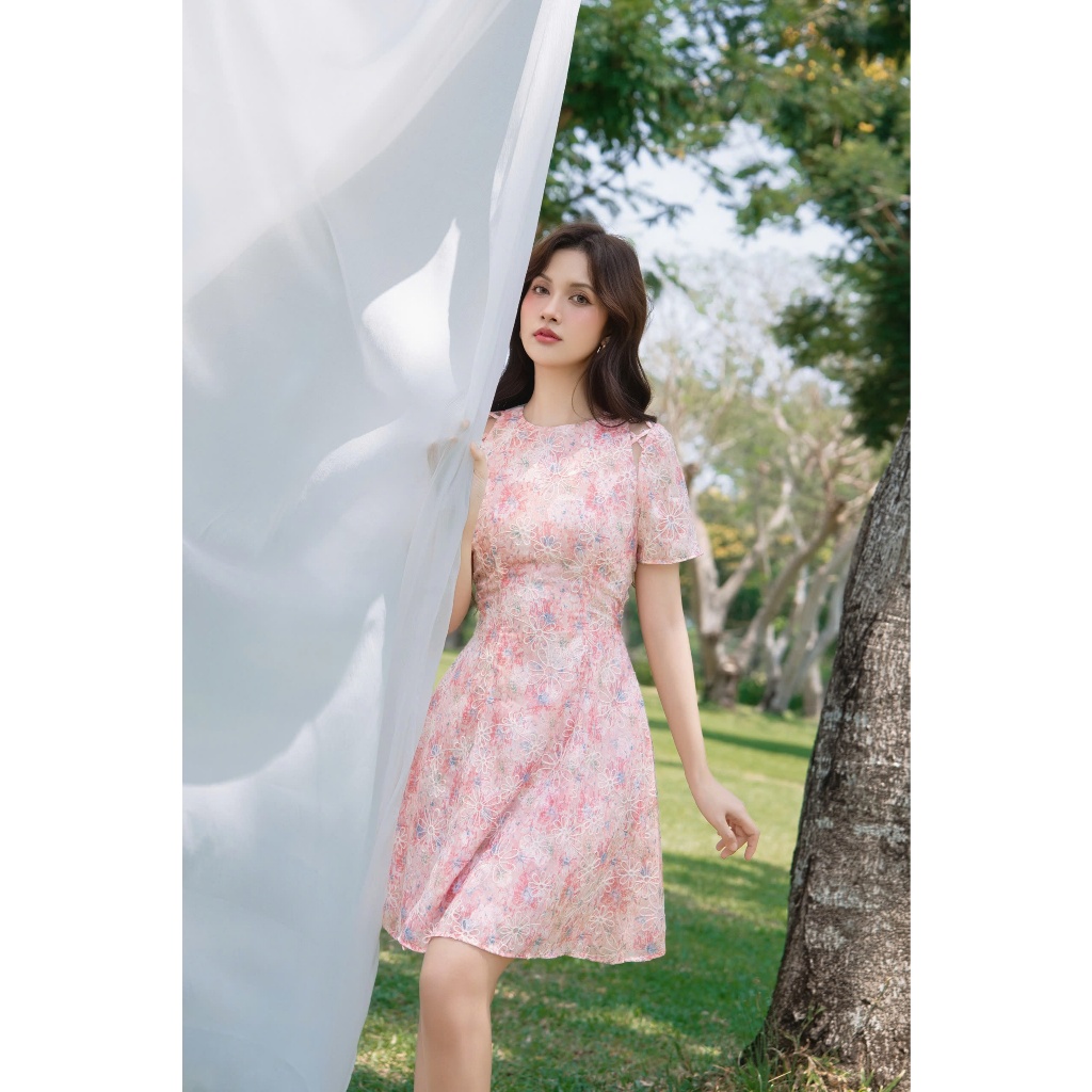 Ảnh OLV - Đầm hoa tay ngắn Lulu Fleur Dress nhiều màu 2