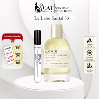 Nước Hoa Le Labo Santal 33 Chính Hãng – Hương Gỗ Độc Lạ, Sang Trọng – 10ml / 100ml