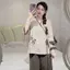 Bộ Đồ Lam Nữ Pháp Phục Nữ Đi Chùa - Hoa Tiết Hoa Sen Thêu Chất Liệu Vải Đủi Vân Mây Mềm Mịn - DL004