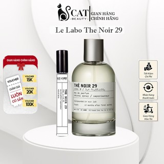 Nước Hoa Le Labo Thé Noir 29 Chính Hãng – Hương Trà Đen Mạnh Mẽ, Tinh Tế – 10ml / 100ml