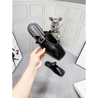 Sục mũi vuông đế 2 phân da bóng quai ngang ( hàng loại 1)
