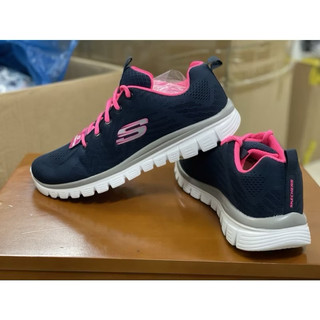 Giày thể thao thời trang bigsize nữ skechers màu xanh navy siêu êm nhẹ , sneaker thể thao chạy bộ , đi bộ