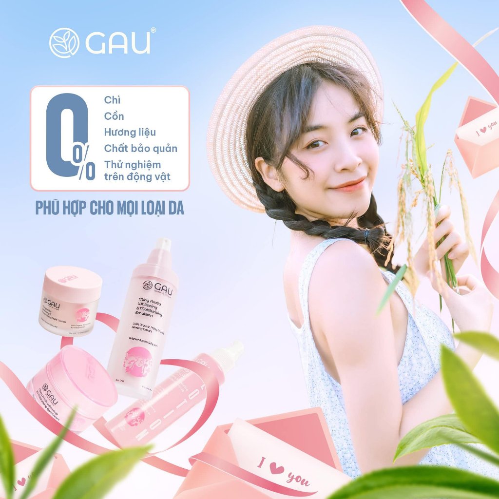 Kem Dưỡng Da GAU Trắng Mịn Giảm Nám Xóa Đốm Thâm Căng Mịn Cấp Ẩm Ban Ngày Chống Nắng SPF 35++ 100ml