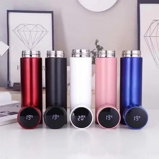 Quà tặng bình giữ nhiệt cao cấp hiện số nhiều màu sắc inox 304