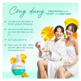 Smoovy Anti-F Chính Hãng – Dung Dịch Vệ Sinh Phụ Nữ Dịu Nhẹ, Chố ng Viê.m, Kh.áng Nấ.m