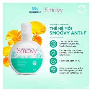 Smoovy Anti-F Chính Hãng – Dung Dịch Vệ Sinh Phụ Nữ Dịu Nhẹ, Chố ng Viê.m, Kh.áng Nấ.m