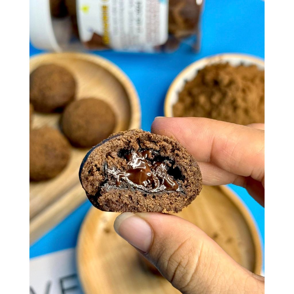 Bánh quy mềm xốp Brownie Cookies thương hiệu KD Healthy Food nhân cacao socola đen 300g/ hộp