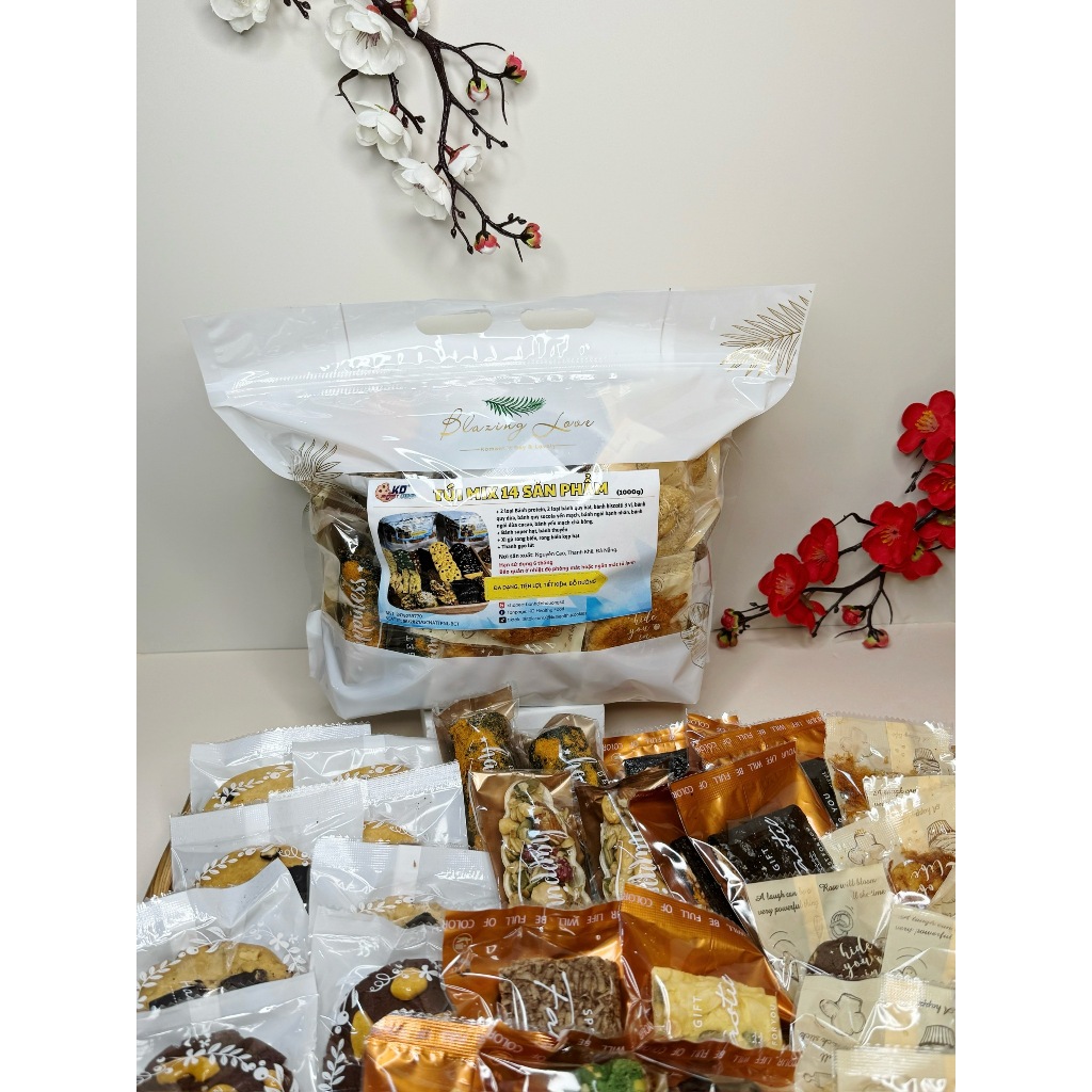 Túi mix 14 sản phẩm thương hiệu KD Healthy Food túi 1kg