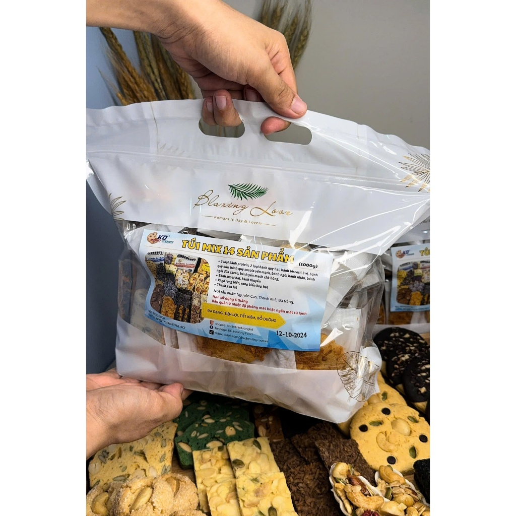 Túi mix 14 sản phẩm thương hiệu KD Healthy Food túi 1kg