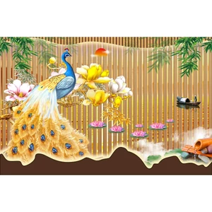 Tranh 3D Dán Tường Trang Trí Mọi Không Gian Cho Quán Đông Y Dưỡng Sinh Spaaa
