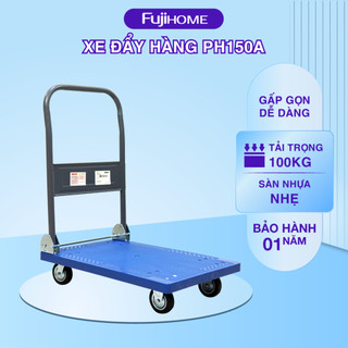 Xe đẩy nhập khẩu FUJIHOME gấp gọn tải trọng 100kg - 170kg - Hàng chính hãng