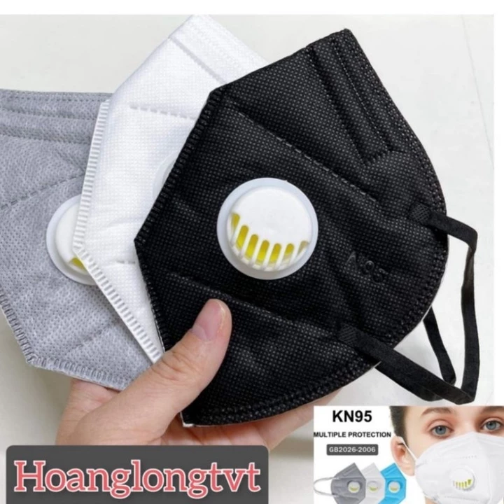 Black Thick Antibacterial Face Masks N95 PM – 2.5 mm – 4