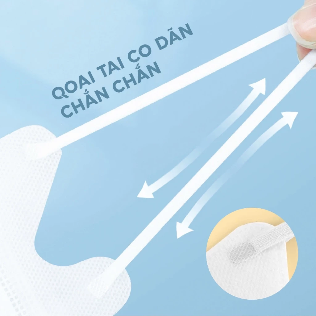 Thùng 500 Khẩu Trang 5D Bông Sen Vàng Cái 3 Lớp
