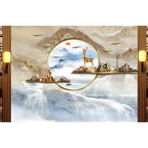 Tranh Bóc Dán Cho Quán Spa Đông Y Dưỡng Sinh Dễ Dàng Trang Trí Trên Tường Kích Thước Theo YC