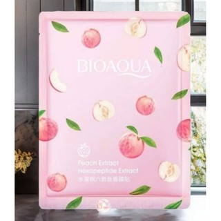 Mặt nạ Bioaqua Spa Peach Xtract cấp ẩm dưỡng trắng hồng mềm mịn làm sáng làm đều màu da bản cao cấp giành cho spa