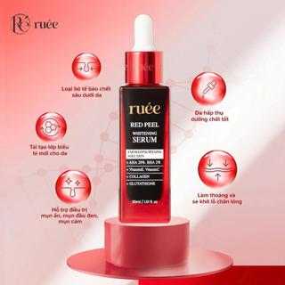 Combo Peel Da Sinh Học Ruée và Serum HA B5 vàng- Loại bỏ tế bào chết sâu, giảm mụn , cấp ẩm CB0185