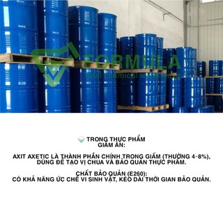 Dấm Công Nghiệp - Giấm công nghiệp - Axetic - Tăng Khả Năng Tẩy Rửa Của Baking Soda