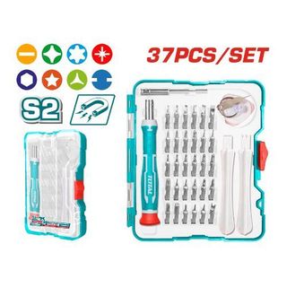 ĐỒ NGHỀ TOTAL Bộ 37 Tua vít chuẩn TACSD30376 Thay thế cho TACSD30326