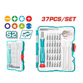 ĐỒ NGHỀ TOTAL Bộ 37 Tua vít chuẩn TACSD30376 Thay thế cho TACSD30326