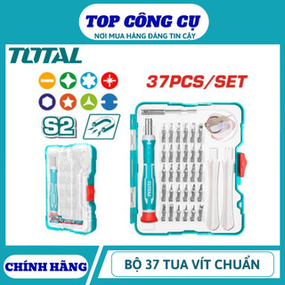 ĐỒ NGHỀ TOTAL Bộ 37 Tua vít chuẩn TACSD30376 Thay thế cho TACSD30326