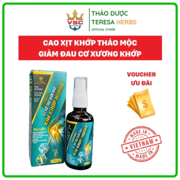 Xịt giảm đau nhanh Gremuss Spray Hỗ trợ giảm đau xương khớp, tê nhức chân tay nhanh chóng chai 50ml