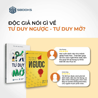 Sách - Combo 2 cuốn Tư Duy Ngược + Tư Duy Mở - Nguyễn Anh Dũng - SBOOKS