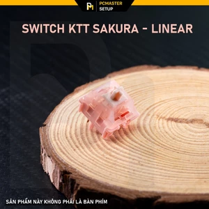 Switch KTT Late Sakura trục linear (42gf) âm cream