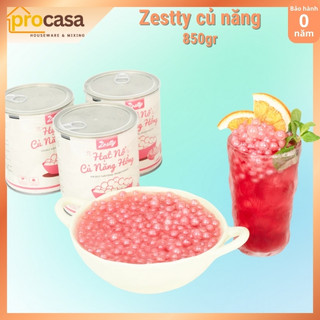 Hạt Nổ Củ Năng ZESTTY (Hồng/Trắng) 850g Giòn Dai Làm Topping Trà Sữa, Nguyên Liệu Pha Chế