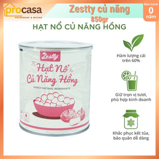 Hạt Nổ Củ Năng ZESTTY (Hồng/Trắng) 850g Giòn Dai Làm Topping Trà Sữa, Nguyên Liệu Pha Chế