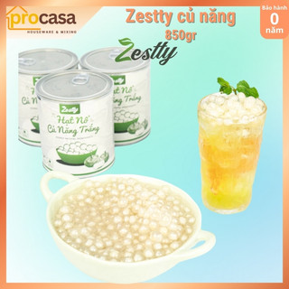 Hạt Nổ Củ Năng ZESTTY (Hồng/Trắng) 850g Giòn Dai Làm Topping Trà Sữa, Nguyên Liệu Pha Chế