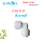 Trọn bộ full cút màng RO đúc Karofi ( Cút xả thải + co van 1 chiều + Flow kim+ cút 6-6 ) - Đời mới 2025 k lưới